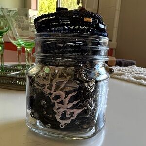 Mystery Jewelry Jar! Great Metal/Goth/Dark Romance. Very wearable!